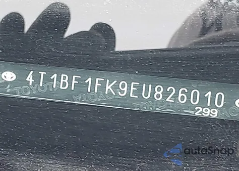 2014 Toyota Camry Se z USA, uszkodzony, nr VIN 4T1BF1FK9EU826010